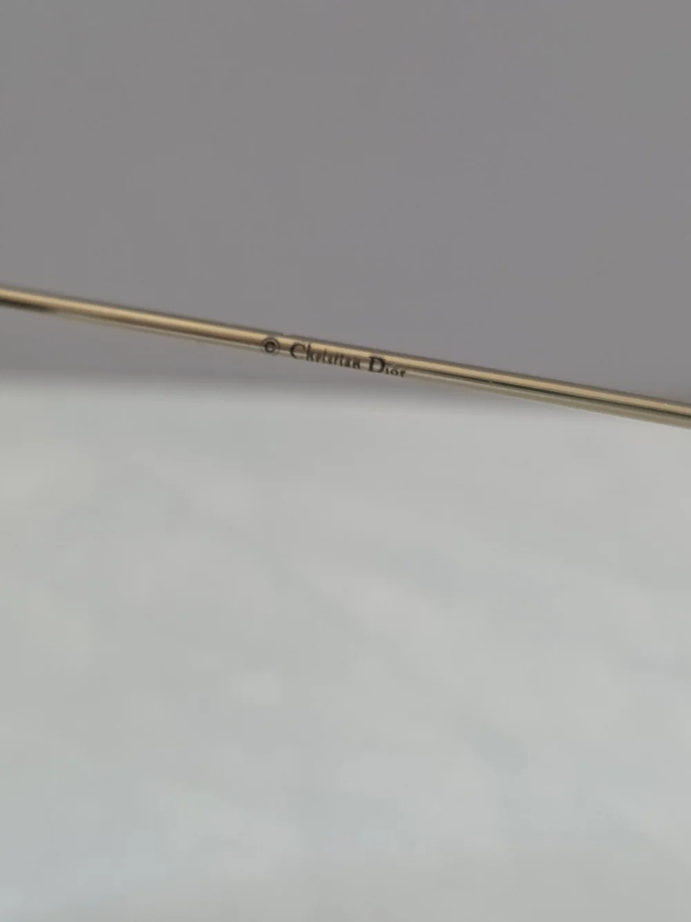 Christian Dior Split 1 Silver Aviator Sunglasses